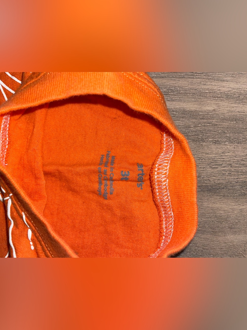 Kids Carter’s Orange Pumpkin & Spider Web Halloween Tee 🎃🕸️🕷️ - Picture 2 of 3